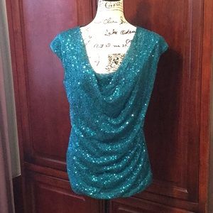 Shimmery top for the holidays!